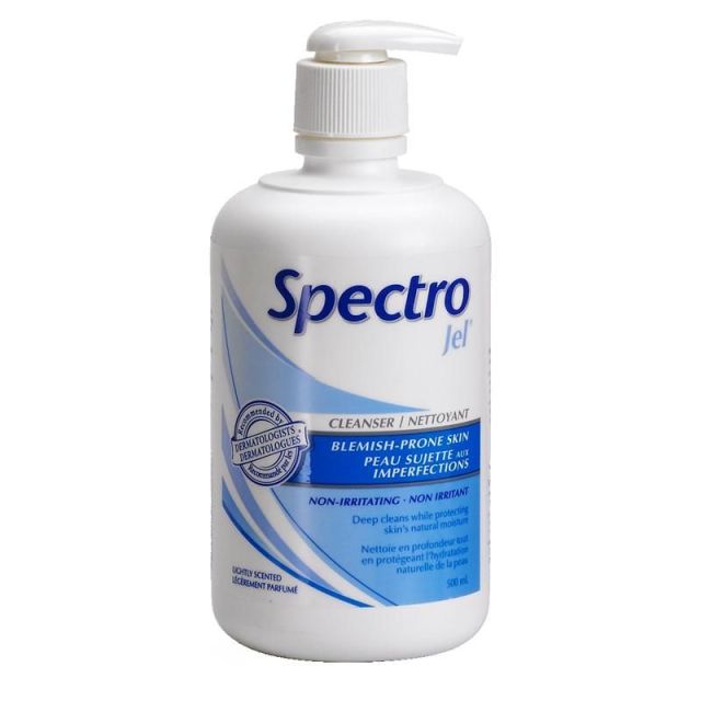 Spectro Jel cLEANSER for DRY Skin Fragrance Free 200 ml (6.75 fl oz) Pump 